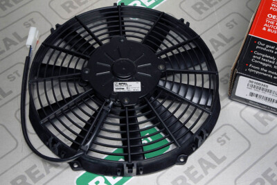 SPAL 11 in Low Profile Pusher Radiator Cooling Fan 761 CFM 10 Straight Blades