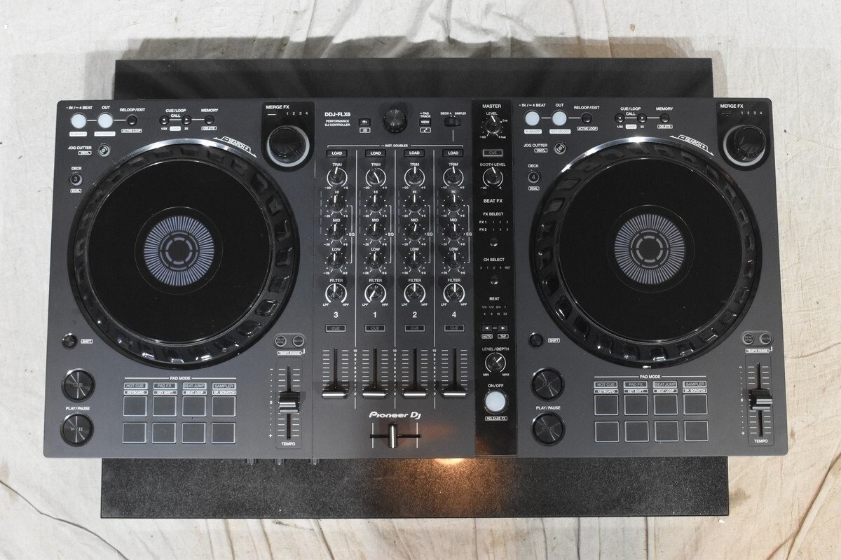 パイオニアPioneer DDJ-FLX6 SeratoDJ rekordbox Pioneer DDJ FLX6 4 Channel Serato Rekordbox DJ Mixer