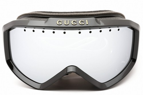 Pre-owned Gucci Gg1210s-001-99 Sunglasses Size 99mm 0mm 1mm Black Unisex In Silver