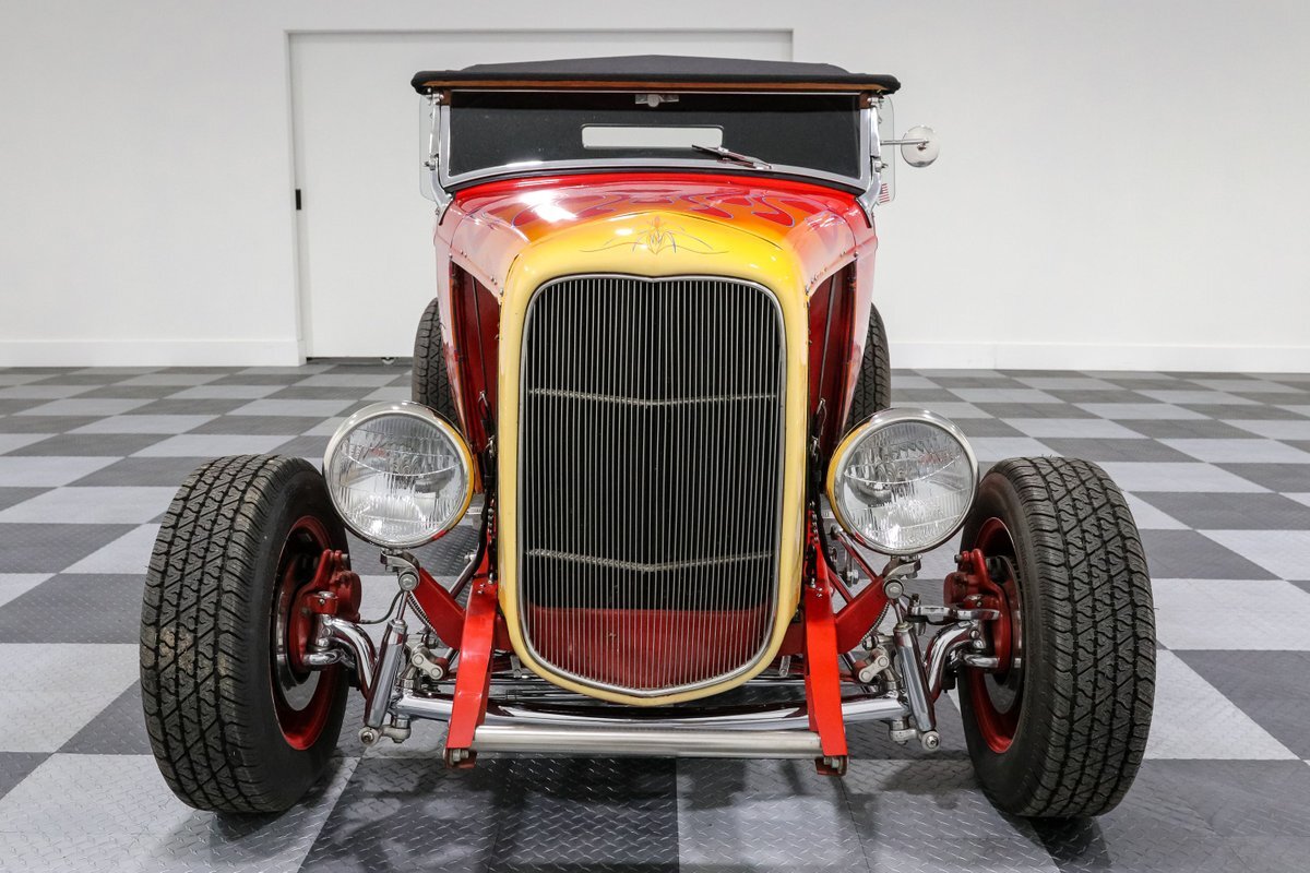 Owner 1932 Ford Roadster  1721 Miles RED Convertible 350ci V8 Turbo 350 Automatic