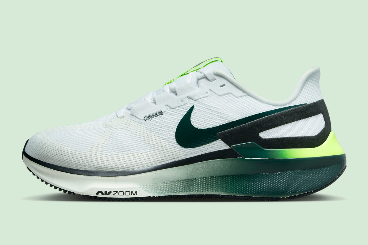Мужские кроссовки Nike Air Zoom Structure 25 Wake Up White Pro Green Volt FZ4021-100 sz 14