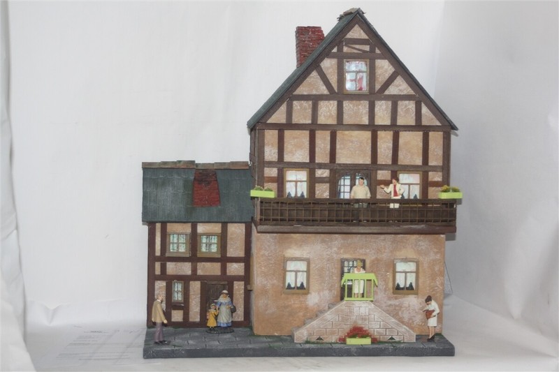 77515g Mittelalter, Historisches Wohnhaus Lubholz Mit Anbau , Spur G/Lgb Fertigm