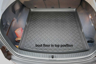 Boot Mat Liner Waterproof Anti slip for VW Tiguan Allspace 5/7 Seats 2017-2023