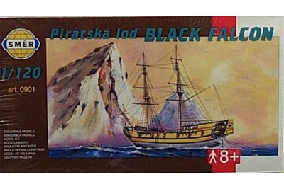 SMER 0901 1/120 Black Falcon Pirate Ship