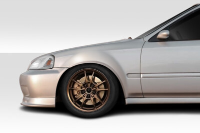 99-00 Honda Civic K-Spec Duraflex Body Kit- Front Fenders 117351