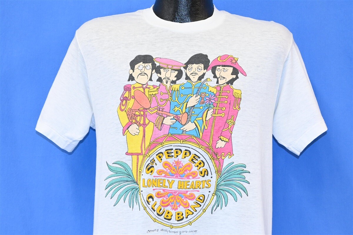 90sヴィンテージ BEATLES Sgt Peppers バンドTシャツ L Rare VTG THE GTS The Beatles Sgt. Pepper's Lonely Hearts