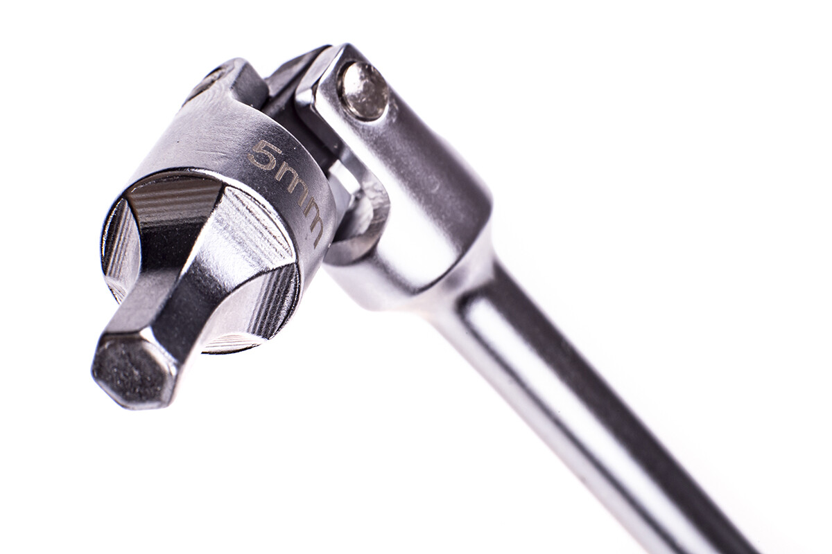 TH560 5mm Hex/ Allen T Bar Extension Wrench Extra Reach Universal Joint