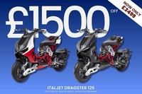 ItalJet Dragster 125cc Sports Auto Scooter A1 Learner Legal Was £4999 Now £34...
