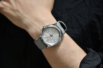 Pre-owned Seiko Selection Sbtm311 Solar Radio Men's Watch Gray Nylon Band Made In Japan