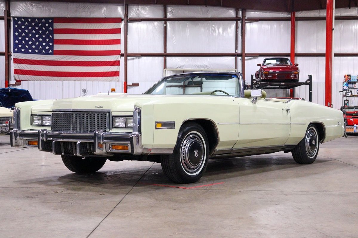 1976 Cadillac Eldorado Convertible 90948 Miles Phoenician Ivory Convertible 500