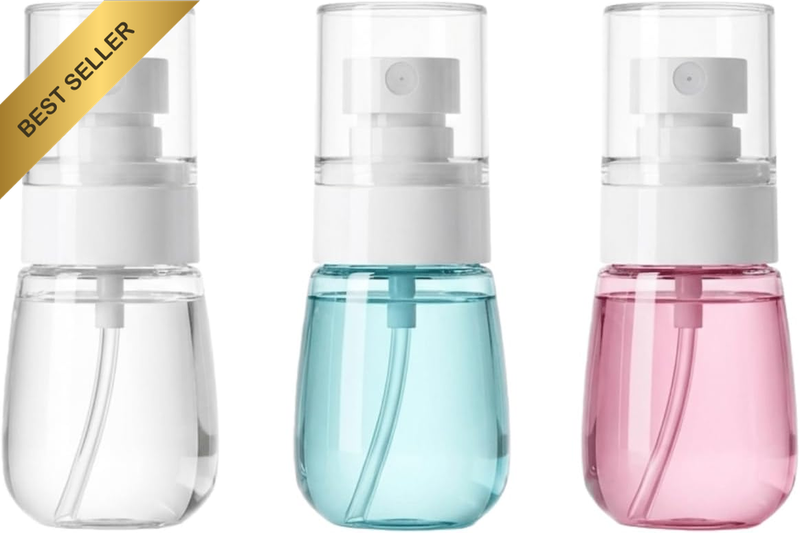3 Pcs 30Ml Small Spray Bottles, Empty Travel Containers with Fine Mist, Refillab