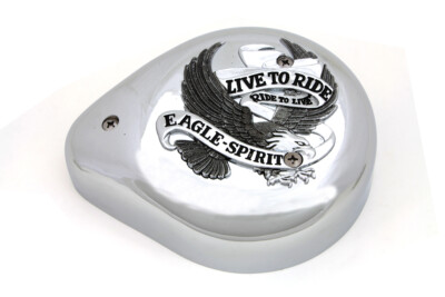 Eagle Spirit Chrome Tear Drop Air Cleaner For Harley Davidson