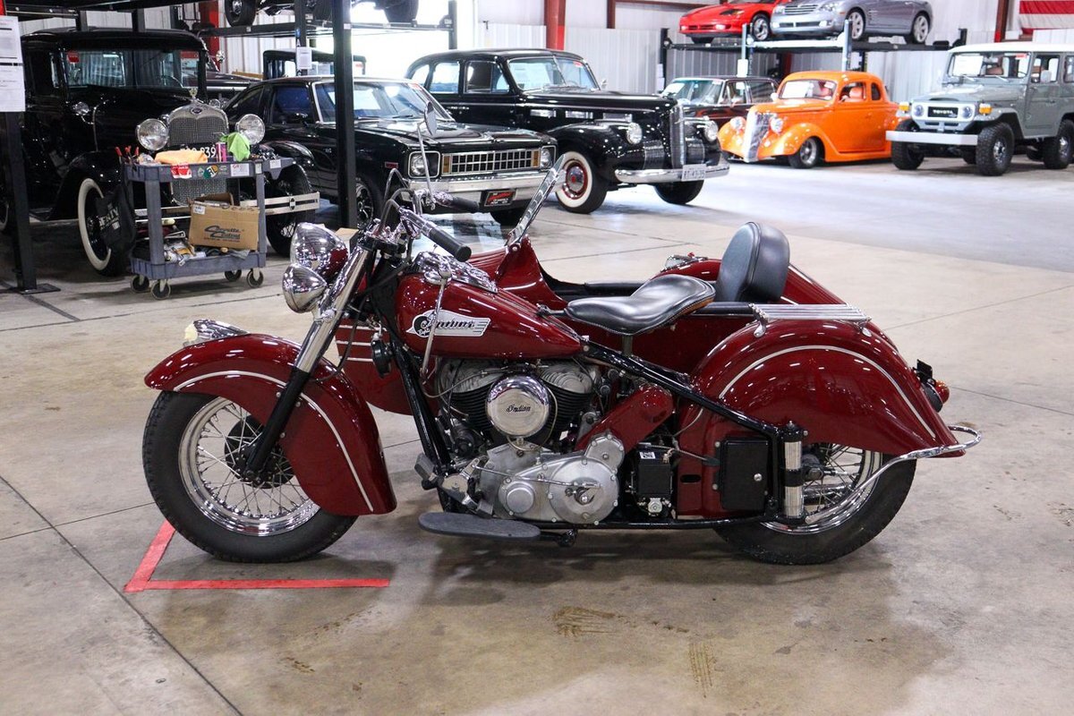 Owner 1953 Indian Roadmaster  1397 Miles Indian Red Other 2 cylinder Manual