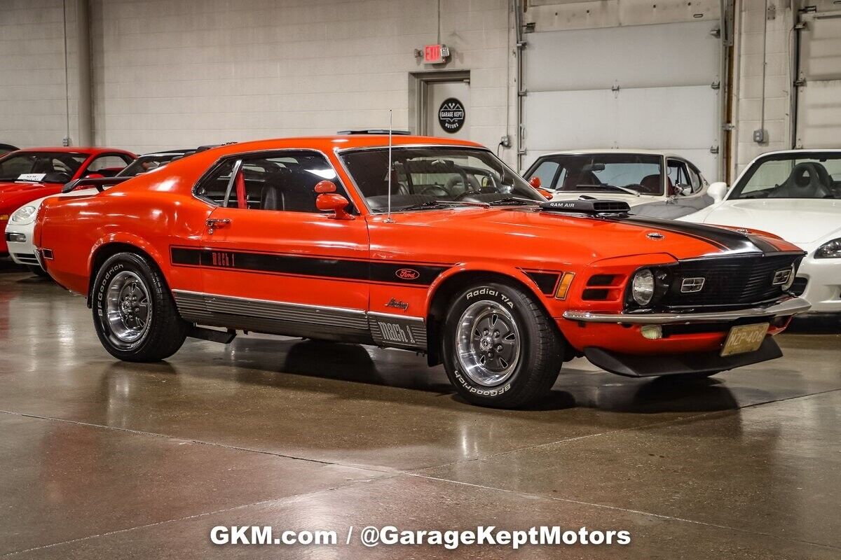 1970 Ford Mustang Mach 1 Orange Coupe 351ci V8 82,683 Miles - Used Ford ...