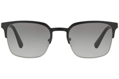 Pre-owned Prada Sunglasses Pr61ss 1bo3m1 52mm Black / Grey Gradient Lens