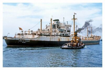 mc4399 - Spanish Cargo Ship - Conde de Fontanar , built 1960 - photograph 6x4