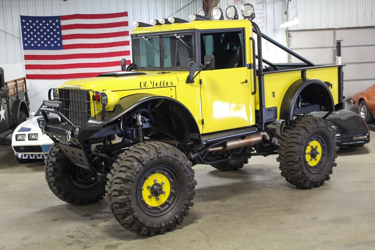 1954 Dodge M-37 Monster Truck 58 Miles Yellow  440ci V8 Automatic