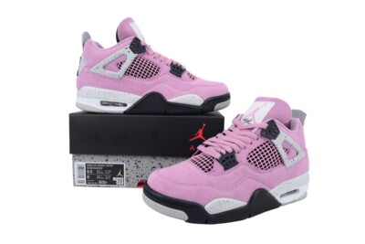 AIR JORDAN 4 "ORCHID" AQ9129-501 WOMEN'S BASKETBALL SHOES PINK FREE