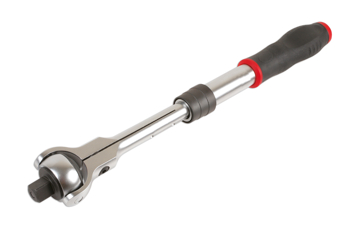 Extending Extendable Ratchet 1/4 Drive Rotating Head 72 T Ratchet 185mm