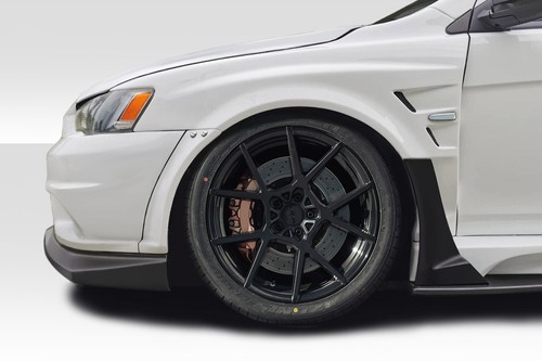 For 2008-2017 Lancer / Lancer Evolution 10 Duraflex Vantix Front Fenders - 2 Pie