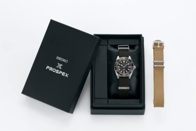 Pre-owned Seiko Prospex Sbdc141 1st Diver's Mechanical Automatic Men's Watch Nylon