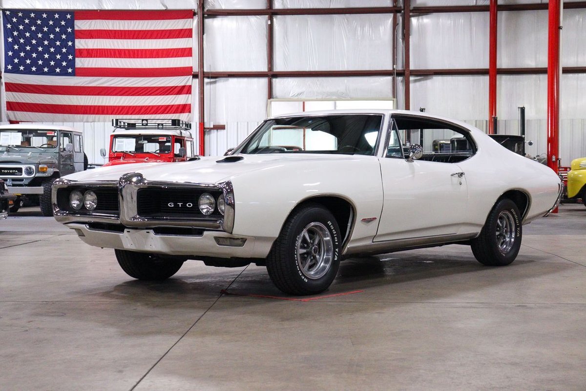 1968 Pontiac GTO  32911 Miles Cameo Ivory Coupe 400 V8 Automatic