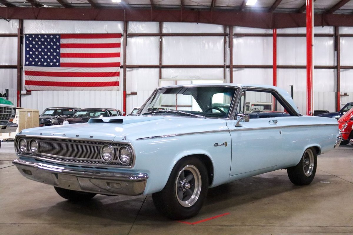 1965 Dodge 500 62929 Miles Light Blue Coupe 318ci V8 Automatic