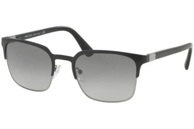 Pre-owned Prada Sunglasses Pr61ss 1bo3m1 52mm Black / Grey Gradient Lens