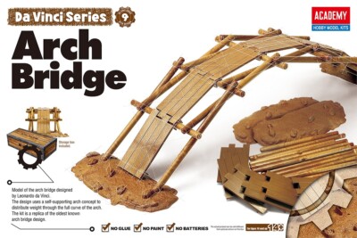 Academy DA VINCI ARCH BRIDGE #18153  USA Sealed 