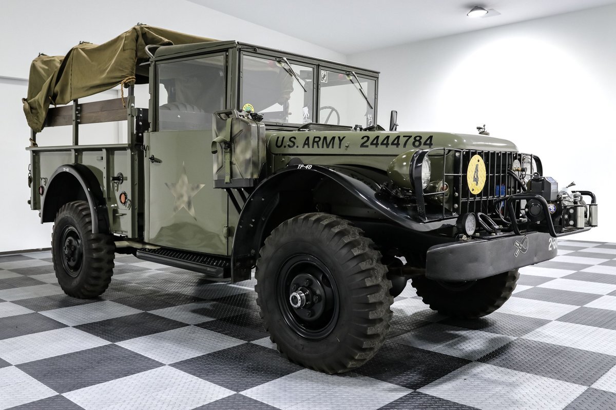 1953 Dodge M-37  43890 Miles Green SUV Flathead Six Cylinder 4 Speed manual