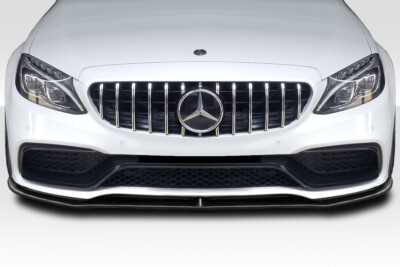 15-18 Mercedes C Class Power Duraflex Front Bumper Lip Body Kit 117154