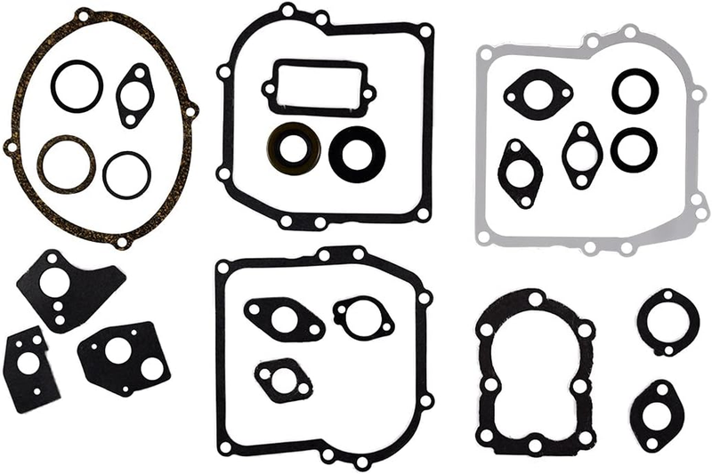 Engine Gasket Kit for Briggs Stratton 495602 397144 297275 Valve Seal O-Ring Set