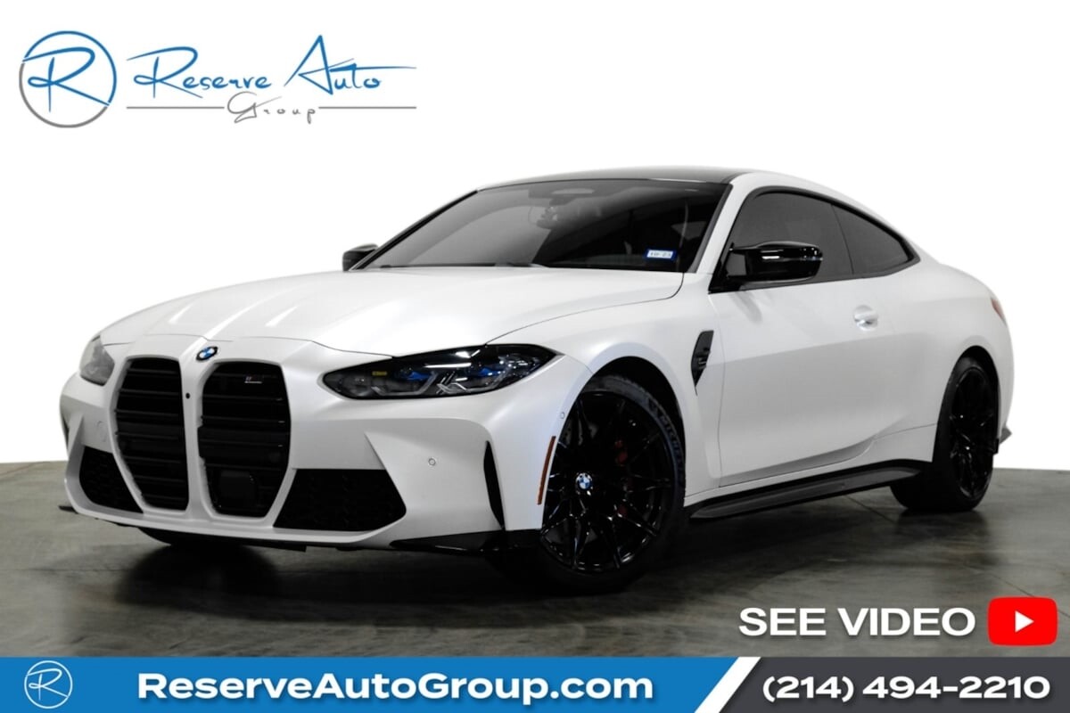 2022 Bmw M4, Frozen Brilliant White Metallic With 7443 Miles Available