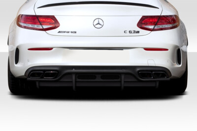 15-18 Mercedes C Class Power Duraflex Rear Bumper Diffuser Body Kit 117249