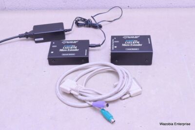 BLACK BOX SERVSWITCH CAT5 KVM MICRO EXTENDER ACU3009A LOCAL &  REMOTE MODULE
