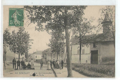 93 LE BOURGET , RUE DU COMMANDANT BARROCHE ET LA FERME NOLLE