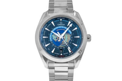 Pre-owned Omega Seamaster Aqua Terra Gmt Worldtimer 43mm 220.10.43.22.03.001