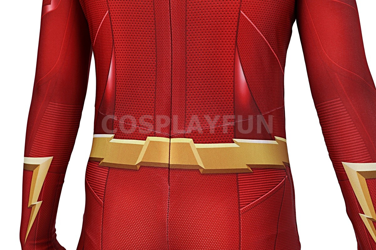 The Flash Season 5 Barry Allen Costume Cosplay Suit Bodysuit Kids Handmade