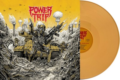 POWER TRIP - Opening Fire: 2008 - 2014 / Vinyl LP limited on MUSTARD YELLOW
