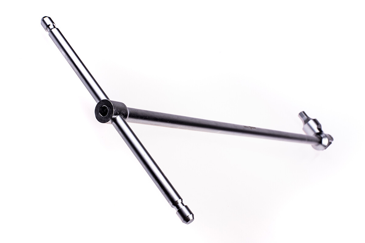 TH862 8mm Hex/ Allen T Bar Extension Wrench Extra Reach Universal Joint