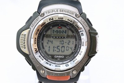 Casio Protrek Triple Sensor PRT-41 Wristwatch Used Tested from Japan