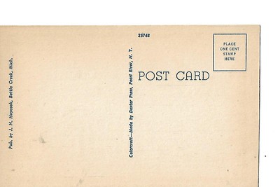 W.K. KELLOGG AUDITORIUM 7 JR. HIGH SCHOOLBATTLE CREEK, MICHIGAN, 1940'S