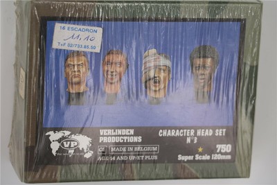 VERLINDEN PRODUCTIONS 750 1/16 Character Heads No.3