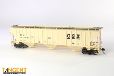 TANGENT HO Trinity 4750 Covered Hopper 36010 'CSX Delivery 10-1988'