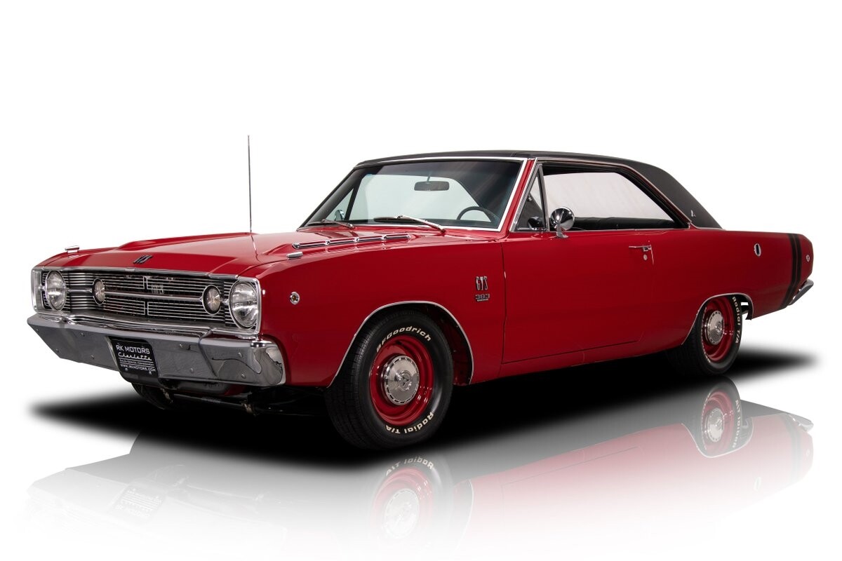 1968 Dodge Dart Gts Red Hardtop 383 V8 4 Speed Manual Used Dodge Dart