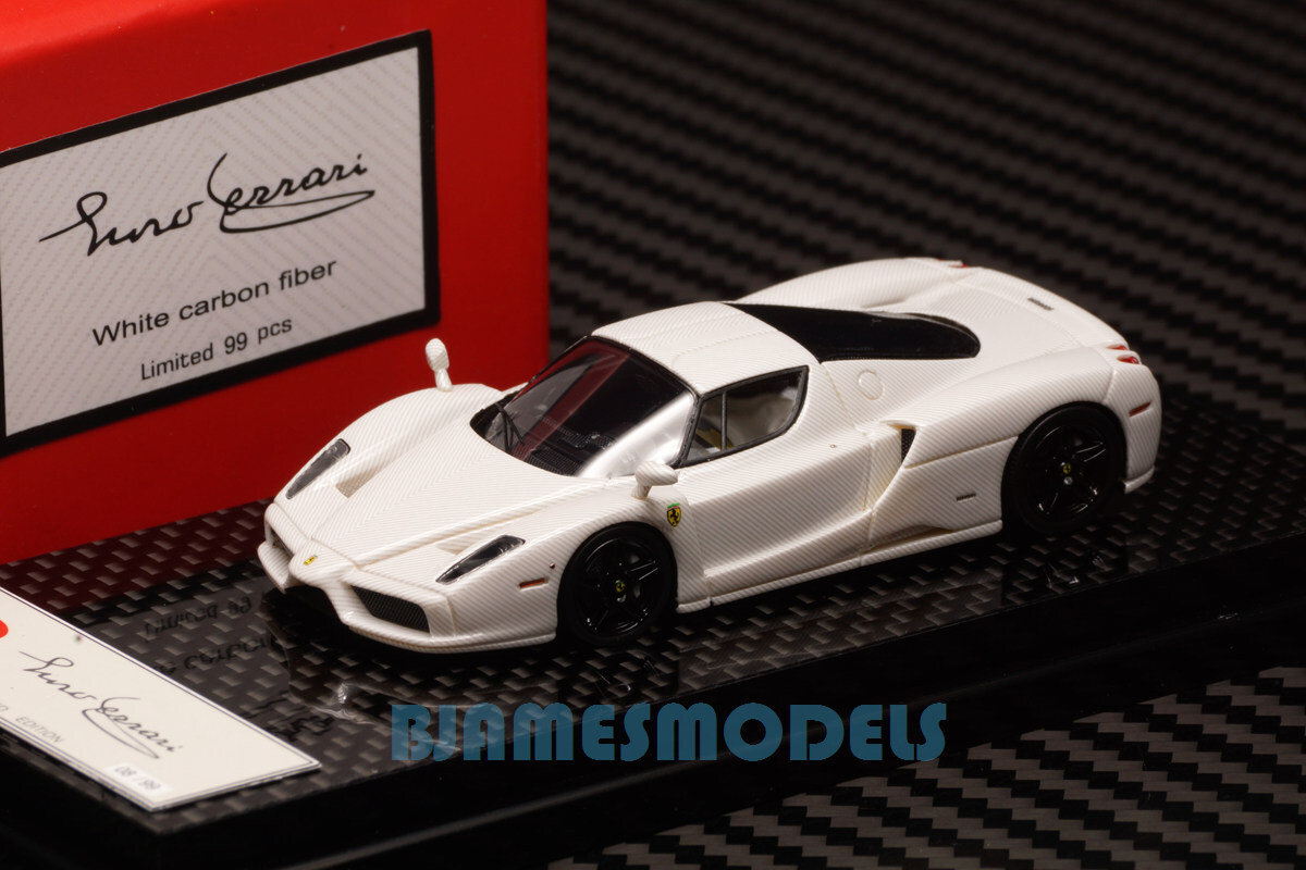 DMH CLA 1/64 Ferrari Enzo white carbon fiber Resin models