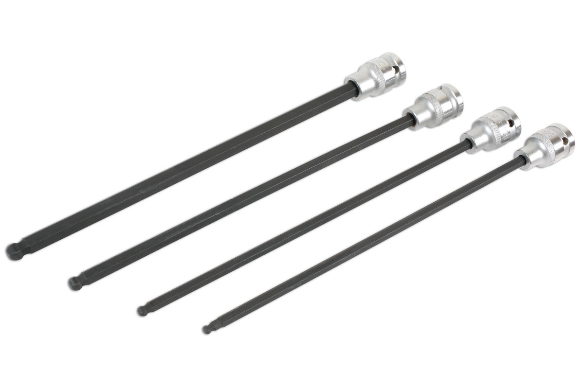 Extra Long Hex Allen Bit Key Socket 288mm Long 5mm 6mm 8mm 10mm 1/2