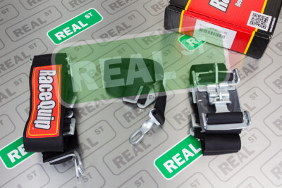 RaceQuip  5 Point SFI 16.1 Safety Racing Harness Black Latch & Link Set 711001
