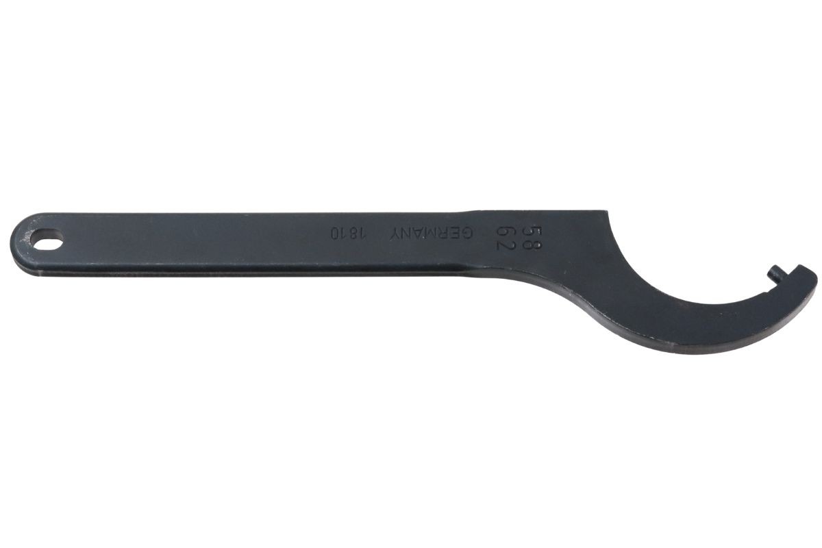 Hakenschlüssel 58/62 mit Zapfen zur Krümmermutter für BMW R3, R4, R35, EMW R35