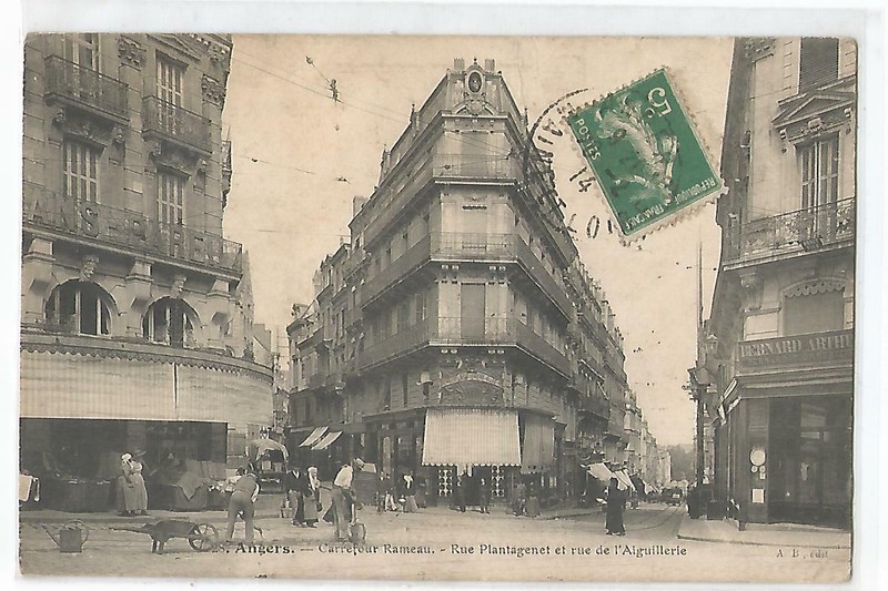 49 Angers , Carrefour Rameau , Rue Plantagenet Et Rue De L' Aiguillerie
